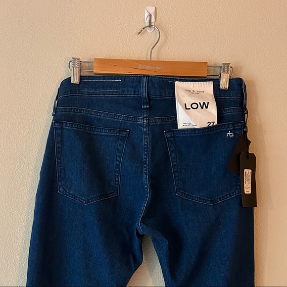 Rag and Bone Dre Low Rise Slim Boyfriend Jeans - Picture 3 of 4